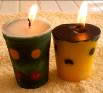 Drilled candles