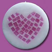 Mosaic candle