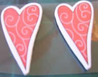uncoloured hearts