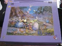 purple decoupage lap desk