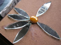 mirror mosaic daisy petals