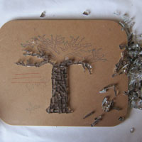 mosaic baobab branches