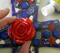 complete mosaic resin cross