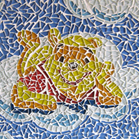 winnie the pooh mosaic placemat