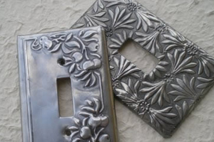 Pewter Light Switch Cover