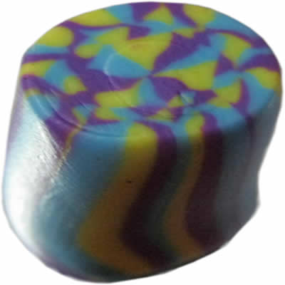 polymer clay pie cane