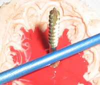 place screw on resin