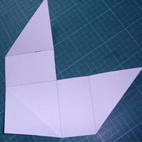 paper house roof