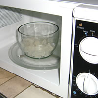 melt soap in microwave