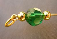 add beads to hook and ring