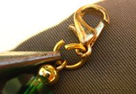 add lobster clasp to finish wire chain