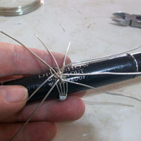 continue crossing each wire