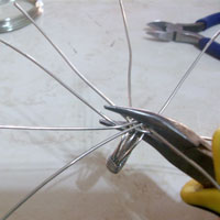 press wires firmly