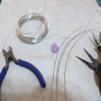 materials you need to make a spiral wire wrap ring
