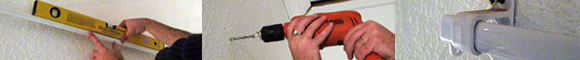 installing a curtain rail