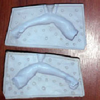 silicone moulding the arms