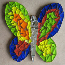 butterfly mosaic