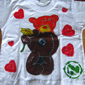 finished teddy bear