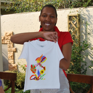 painted tshirt crafty teambuilding