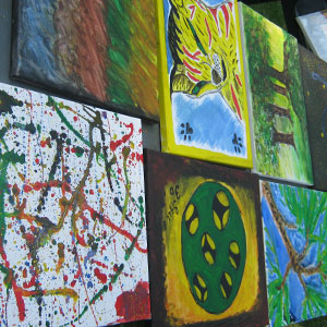 canvas painting teambuilding