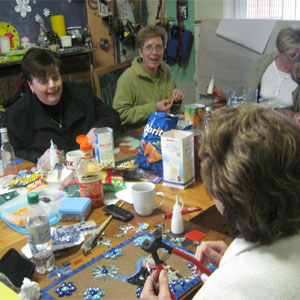 mosaic teambuilding craft