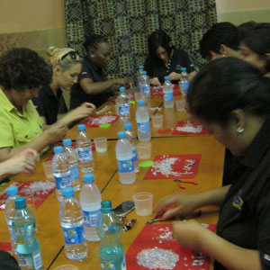 nestle beading teambuilding event