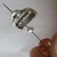charms on beads