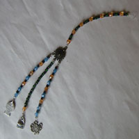 beaded hanging charm