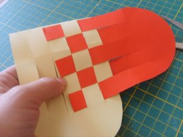 card shaped like heart