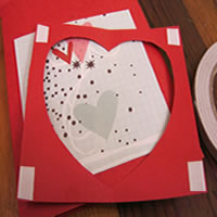 valentines day heart card