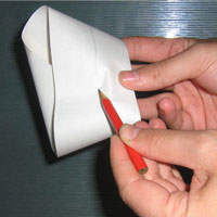 Draw line down middle