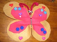 felt butterfly