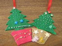 felt christmas tree