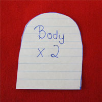 pin father christmas template onto red felt