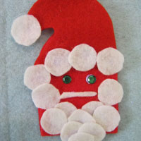 father christmas fingerpuppet
