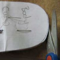 cut out reindeer body