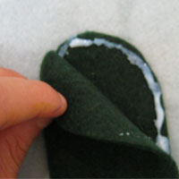 glue felt body parts together