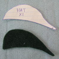 felt elf hat