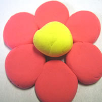 yellow crazy clay ball