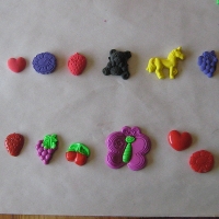 crazy clay items drying