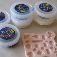 silicon rubber moulded crazy clay embellishments