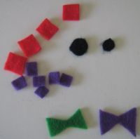 cut out felt shapes