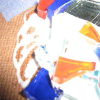 glue mosaic pieces