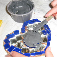 grout mosaic
