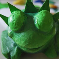frog face shading