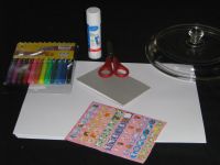 making a paper letter card
