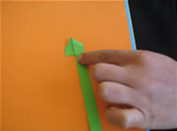 cut narrow strips of paper