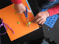 cut off excess paper