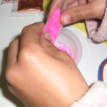 open glitter