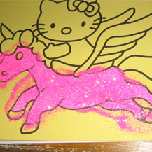 spread glitter